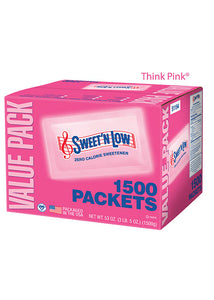 Sweet'N Low® Zero Calorie Sweetener, 1,500-Count Packets