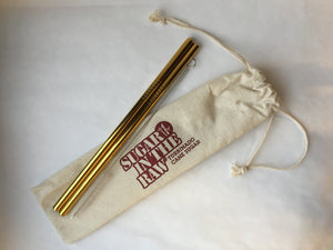 Straw In The Raw™ reusable straw set
