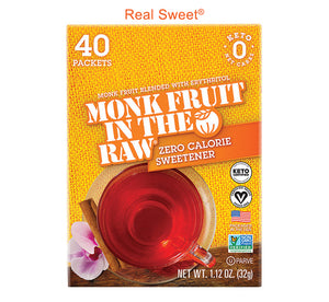 NEW Keto-Certified Monk Fruit In The Raw® - 2 Boxes (40 ct. each)