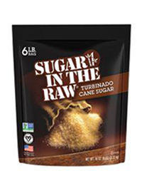 Sugar In The Raw® - 6lb Bulk bags - Case of 4 bags